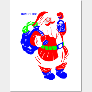 HO! HO! HO! Look who's at the do! - Santa Claus - Merry Christmas Posters and Art